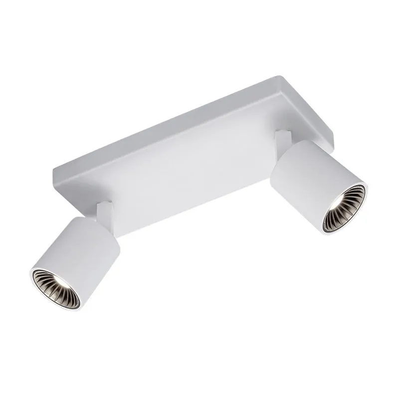 Plafoniera moderna rettangolare bianca incl. LED - CAYMAN 2