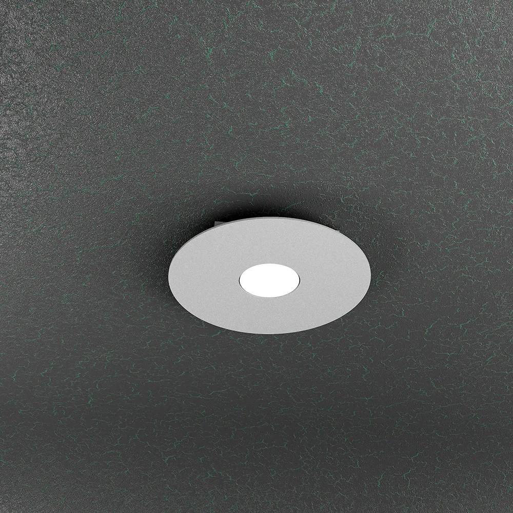 Plafoniera TOP LIGHT – CLOUD Metallo Grigio 1 Luce