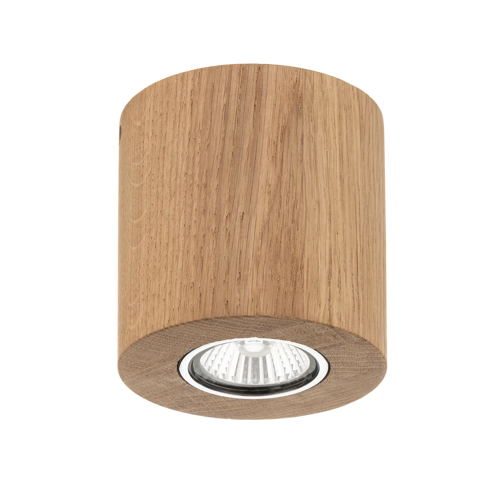 Plafoniera Wooddream rotonda 1 luce, rovere, 10cm