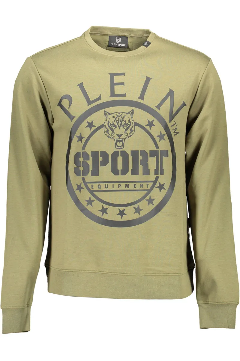 PLEIN SPORT FELPA SENZA ZIP UOMO VERDE