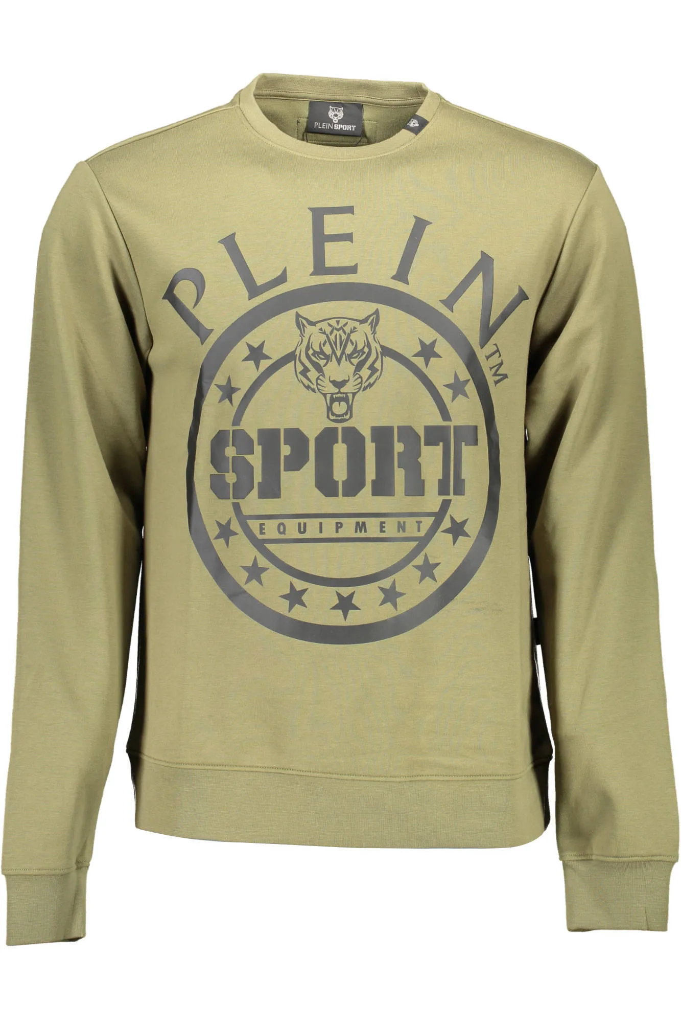 PLEIN SPORT FELPA SENZA ZIP UOMO VERDE