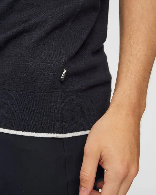 Polo di lino Boss Ganzo