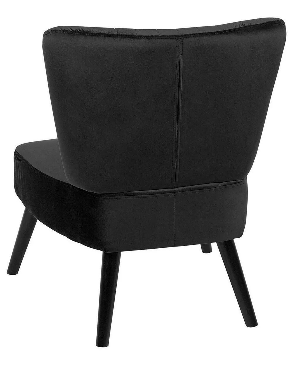 Poltrona VAASA Velluto Nero