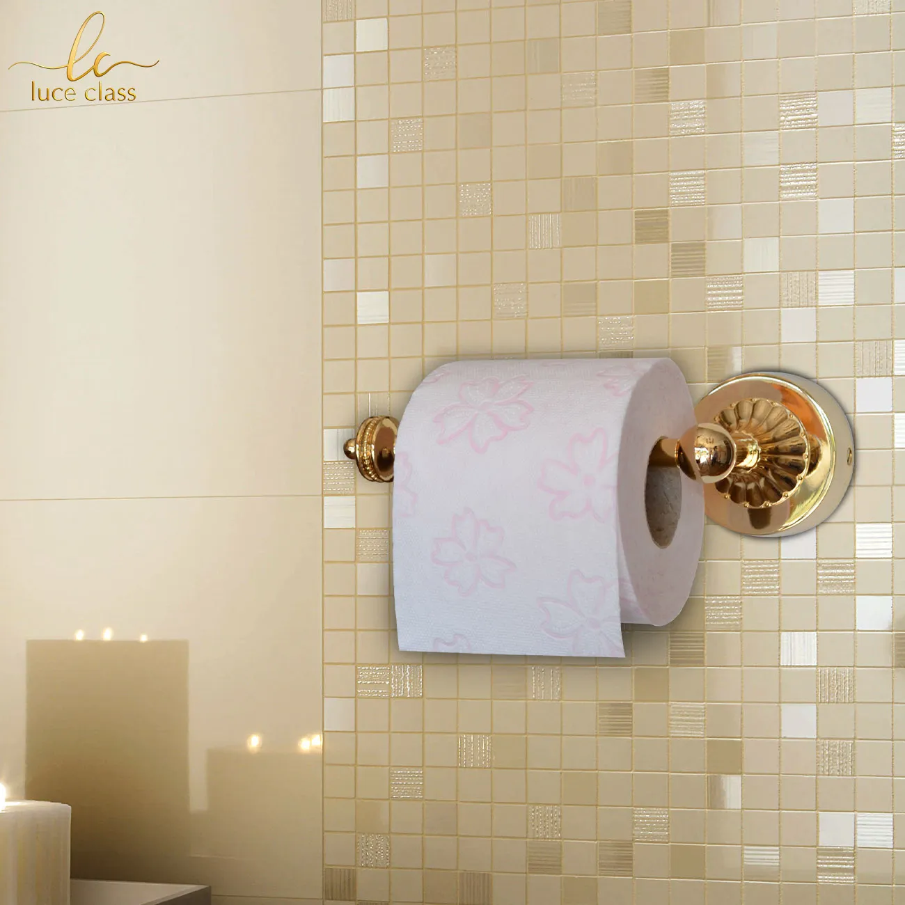 Porta rotolo di carta igienica in ottone pesante, di alta qualità, antiruggine, per bagno, varie finiture.