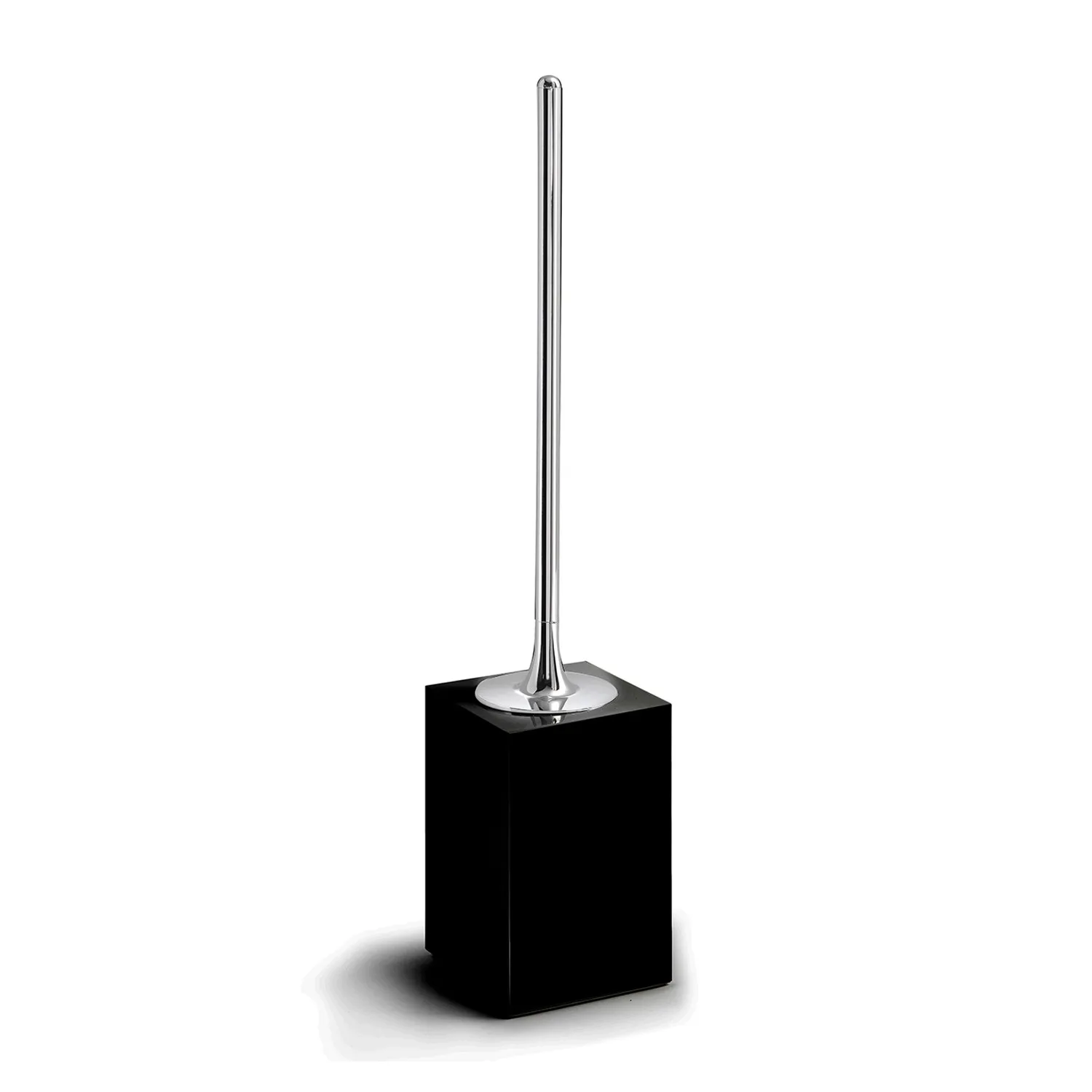 Portascopino bagno Sofia H 43,7 cm nero opaco