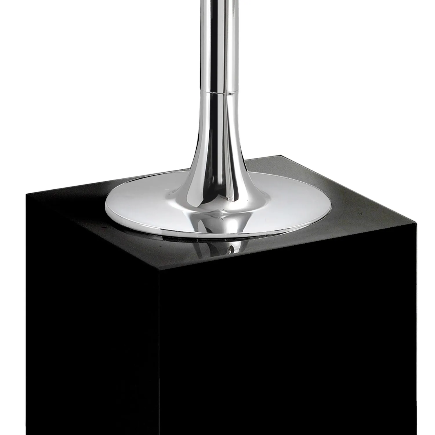 Portascopino bagno Sofia H 43,7 cm nero opaco