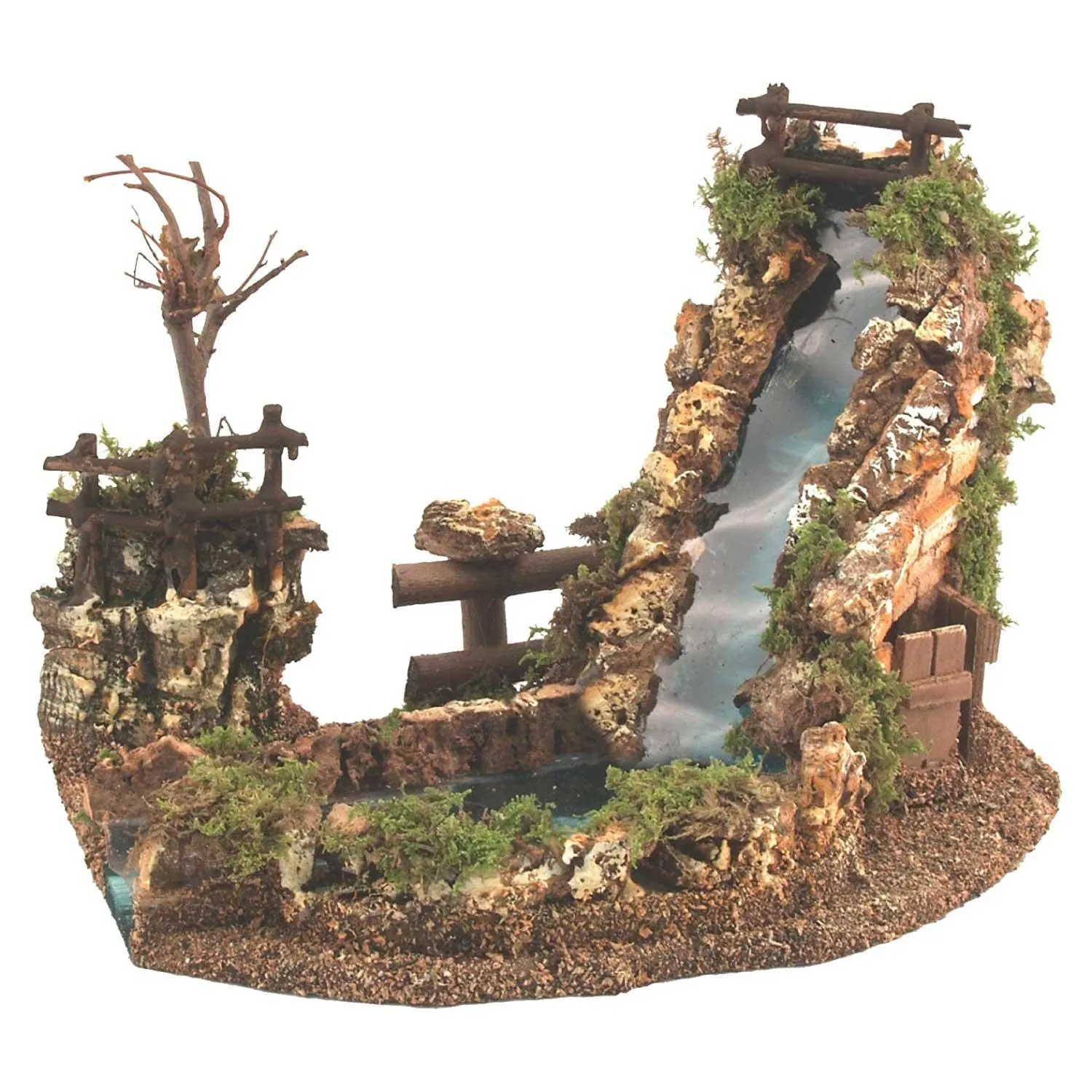 Presepe Cascata con laghetto 