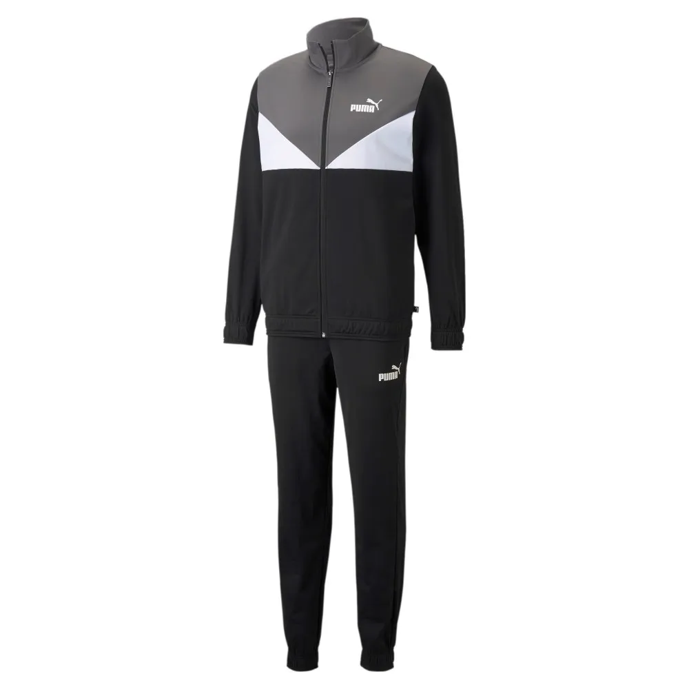 PUMA - Colorblock Tracksuit cl - Nero/Grigio - 845848-01