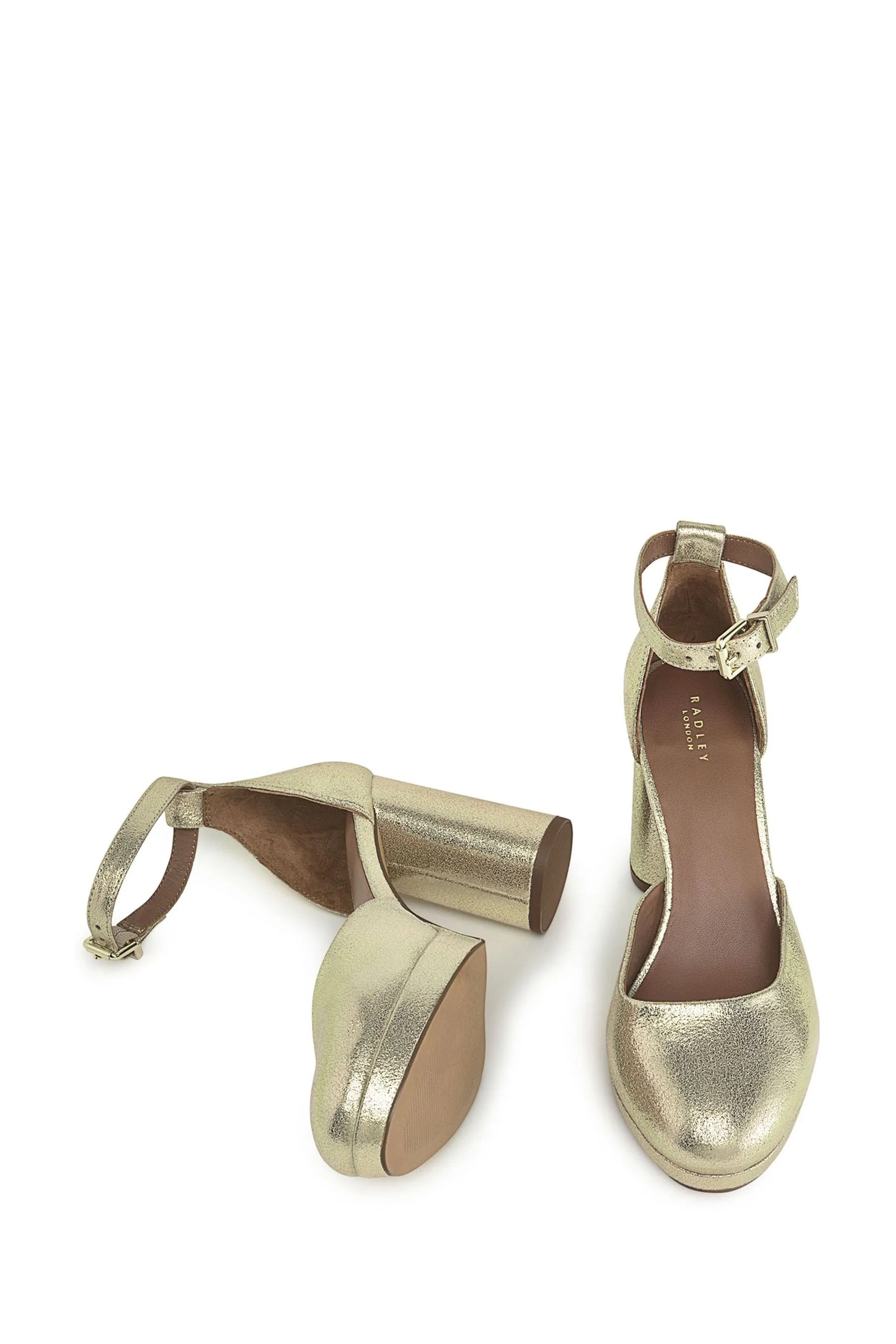 Radley London - Oro - Archer Crescent - Dettagli metallizzati - Scarpe in 2 parti con plateau