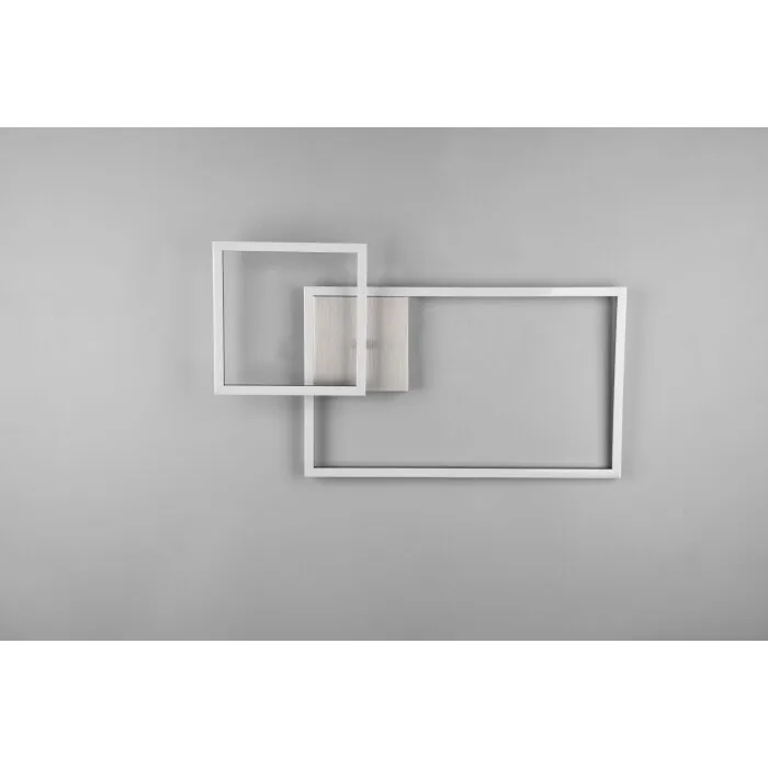 Reality Padella Plafoniera LED Nichel opaco, 1-Luce