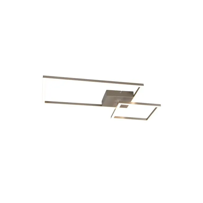 Reality Padella Plafoniera LED Nichel opaco, 1-Luce
