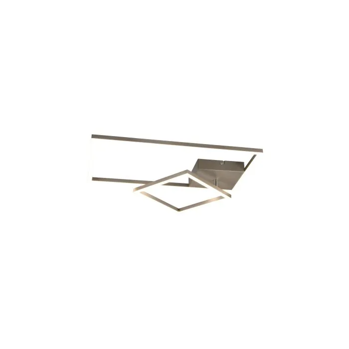Reality Padella Plafoniera LED Nichel opaco, 1-Luce