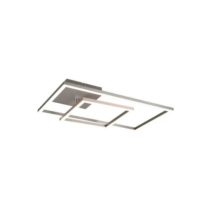 Reality Padella Plafoniera LED Nichel opaco, 1-Luce