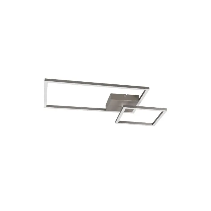 Reality Padella Plafoniera LED Nichel opaco, 1-Luce
