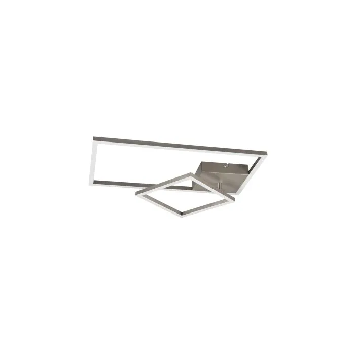 Reality Padella Plafoniera LED Nichel opaco, 1-Luce