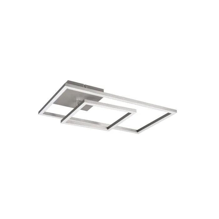 Reality Padella Plafoniera LED Nichel opaco, 1-Luce