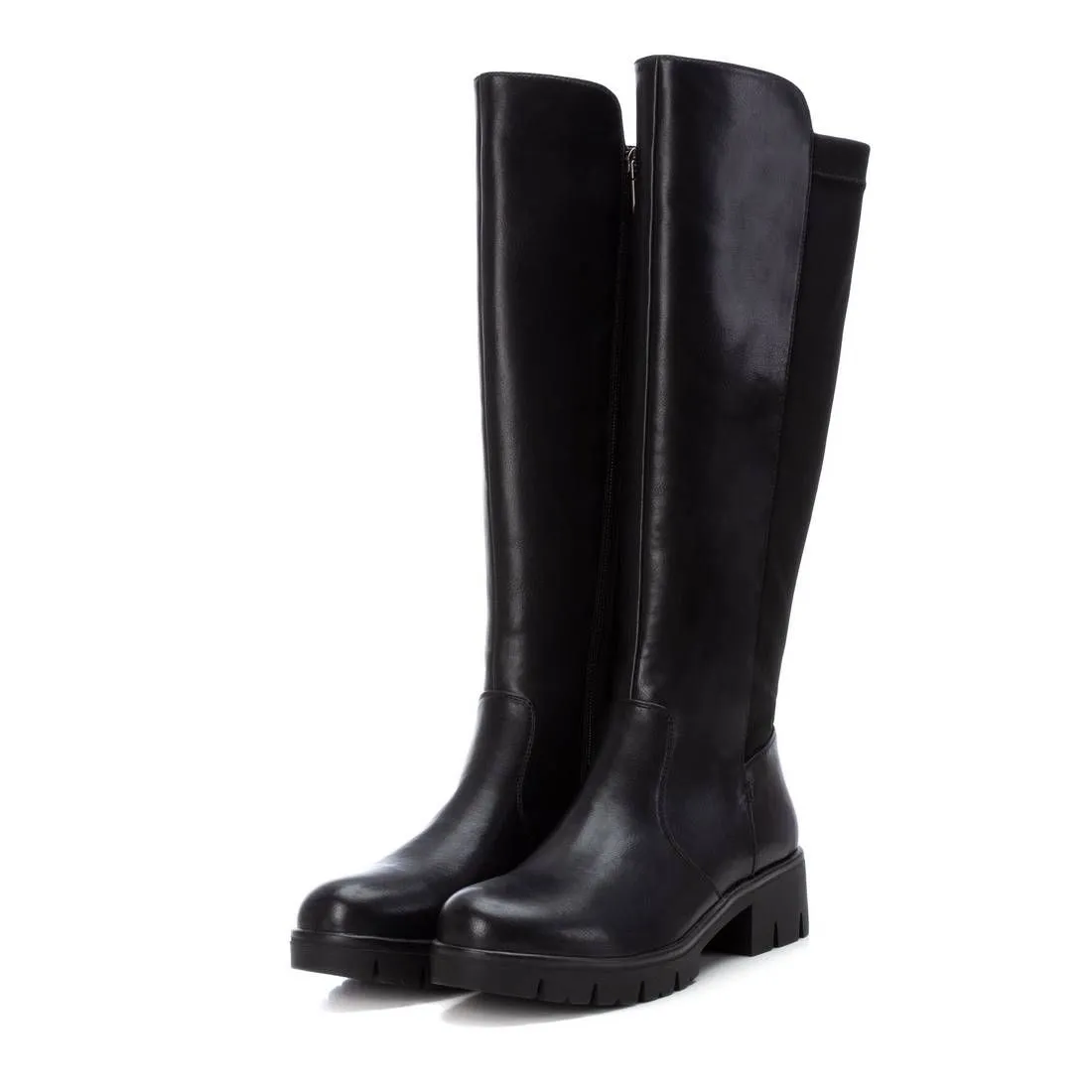 Refresh  Stivale alto con nylon e zip 