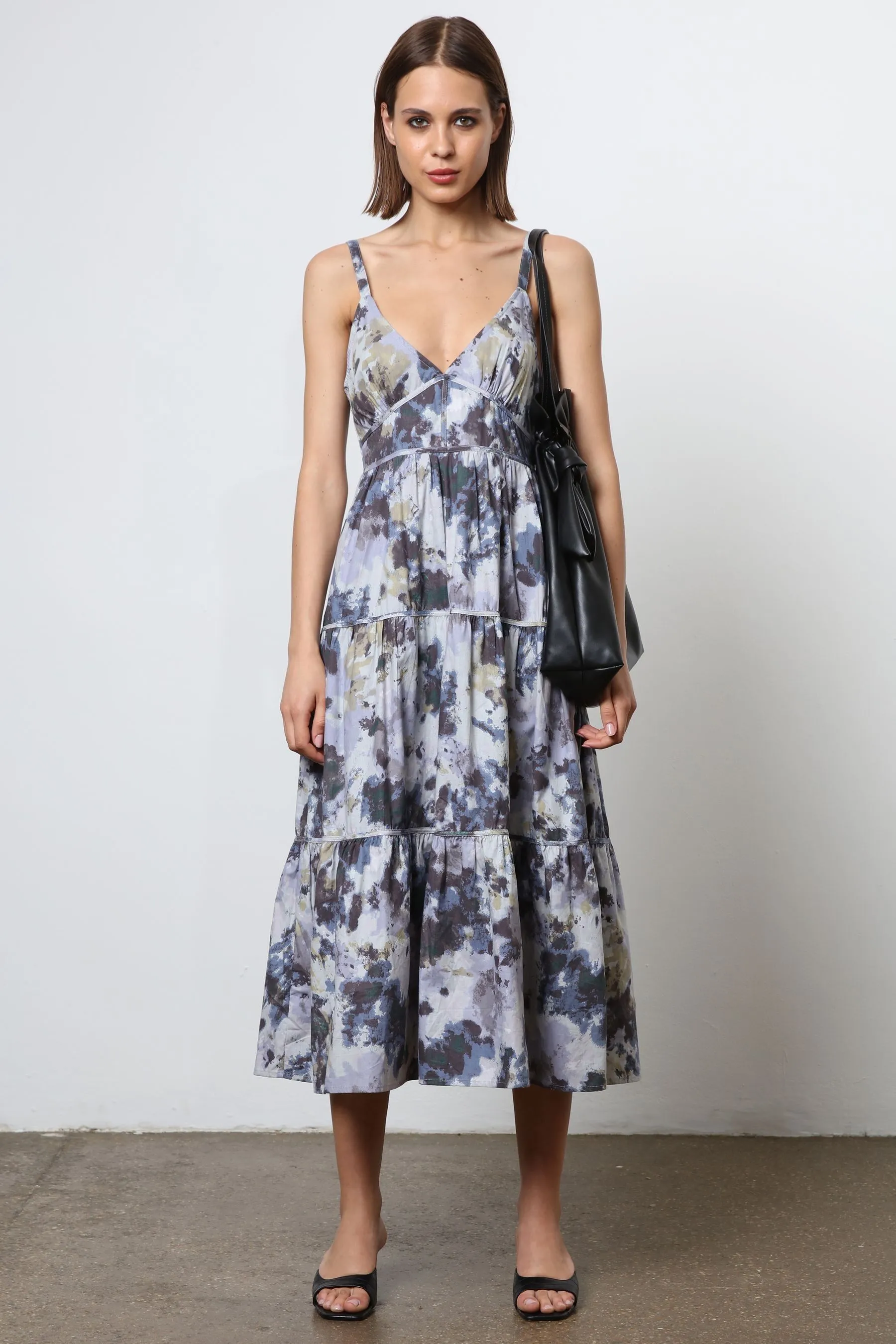 Religion 100% Cotton Strappy Maxi Summer Dress    