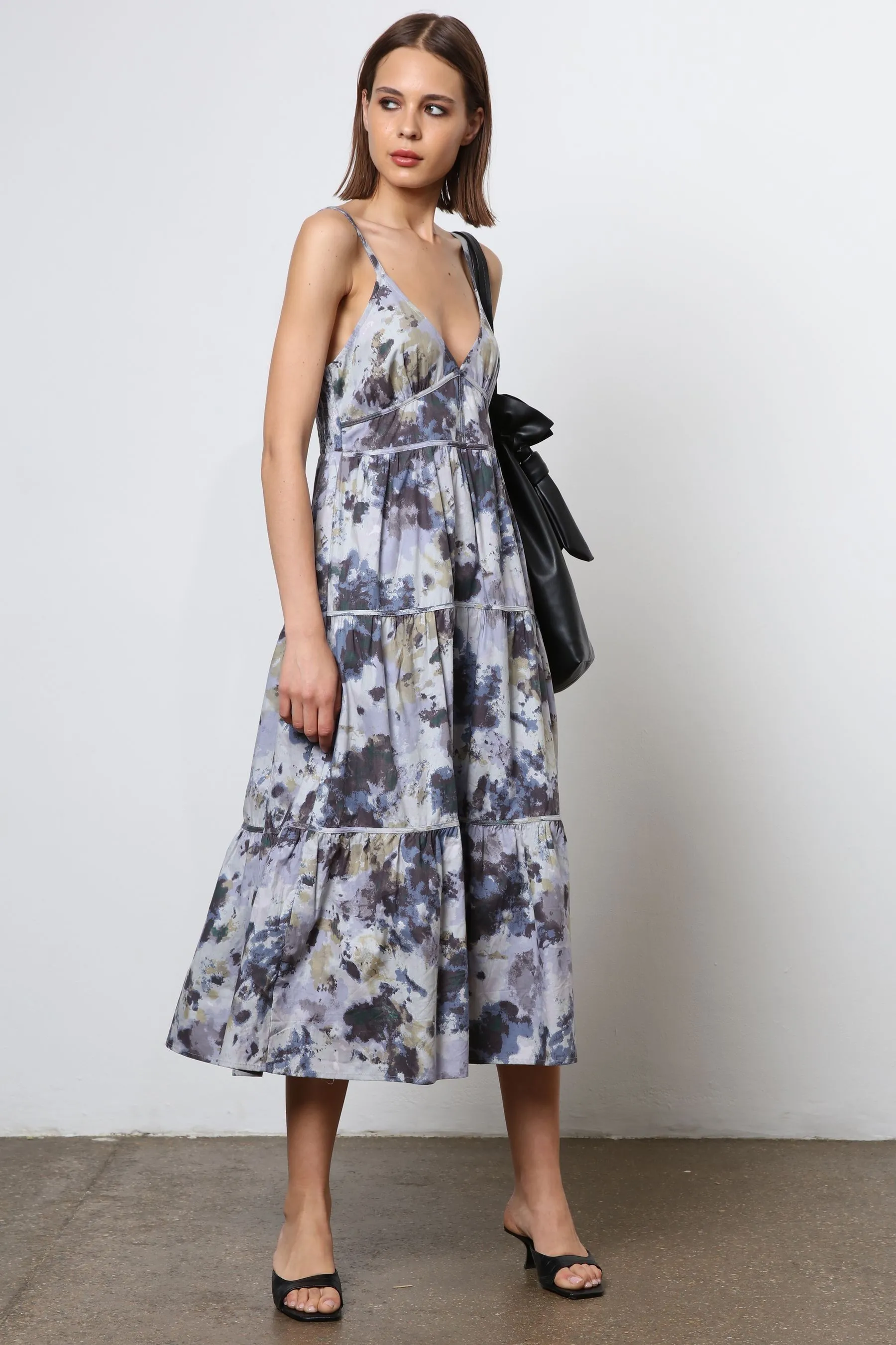 Religion 100% Cotton Strappy Maxi Summer Dress    