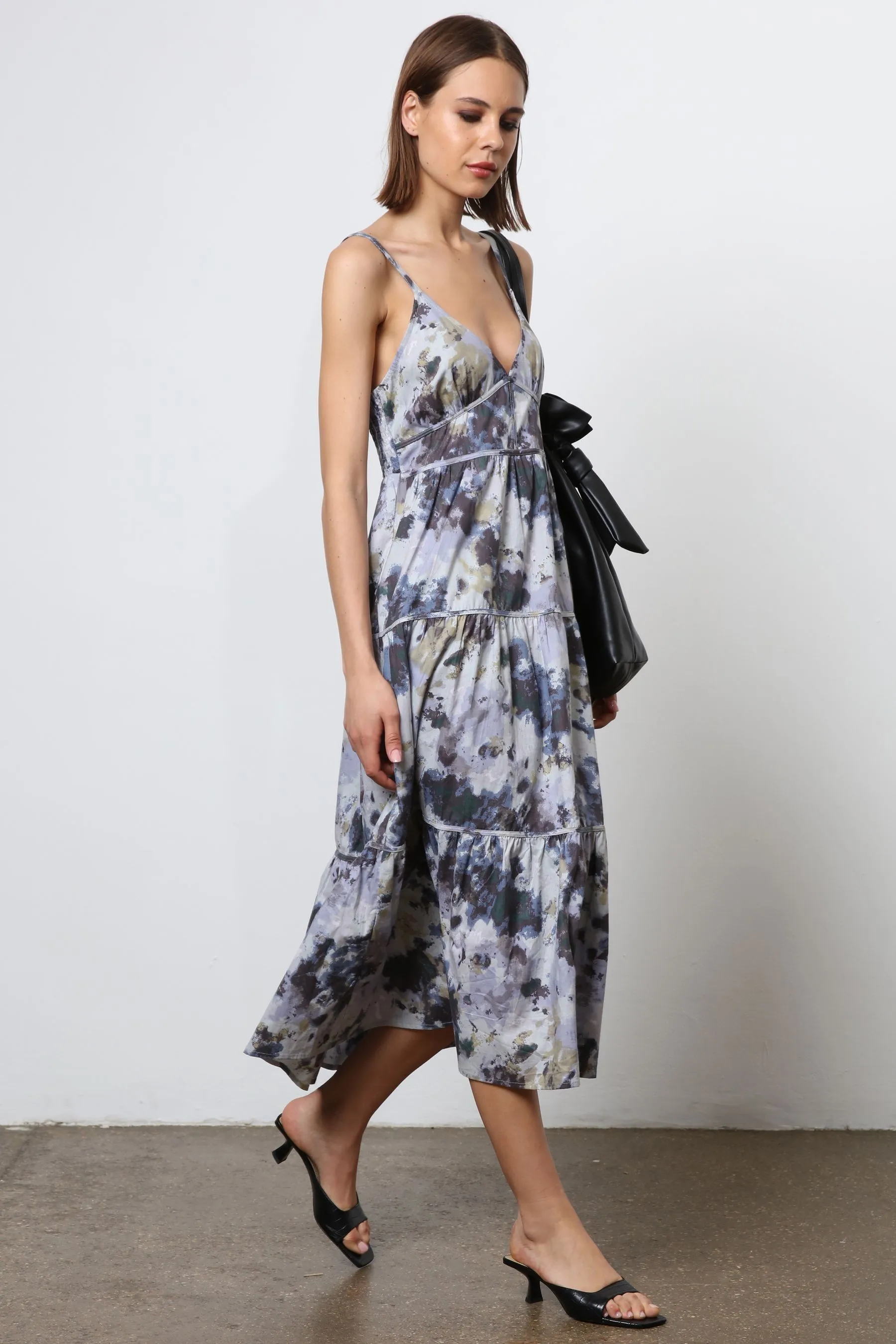 Religion 100% Cotton Strappy Maxi Summer Dress    