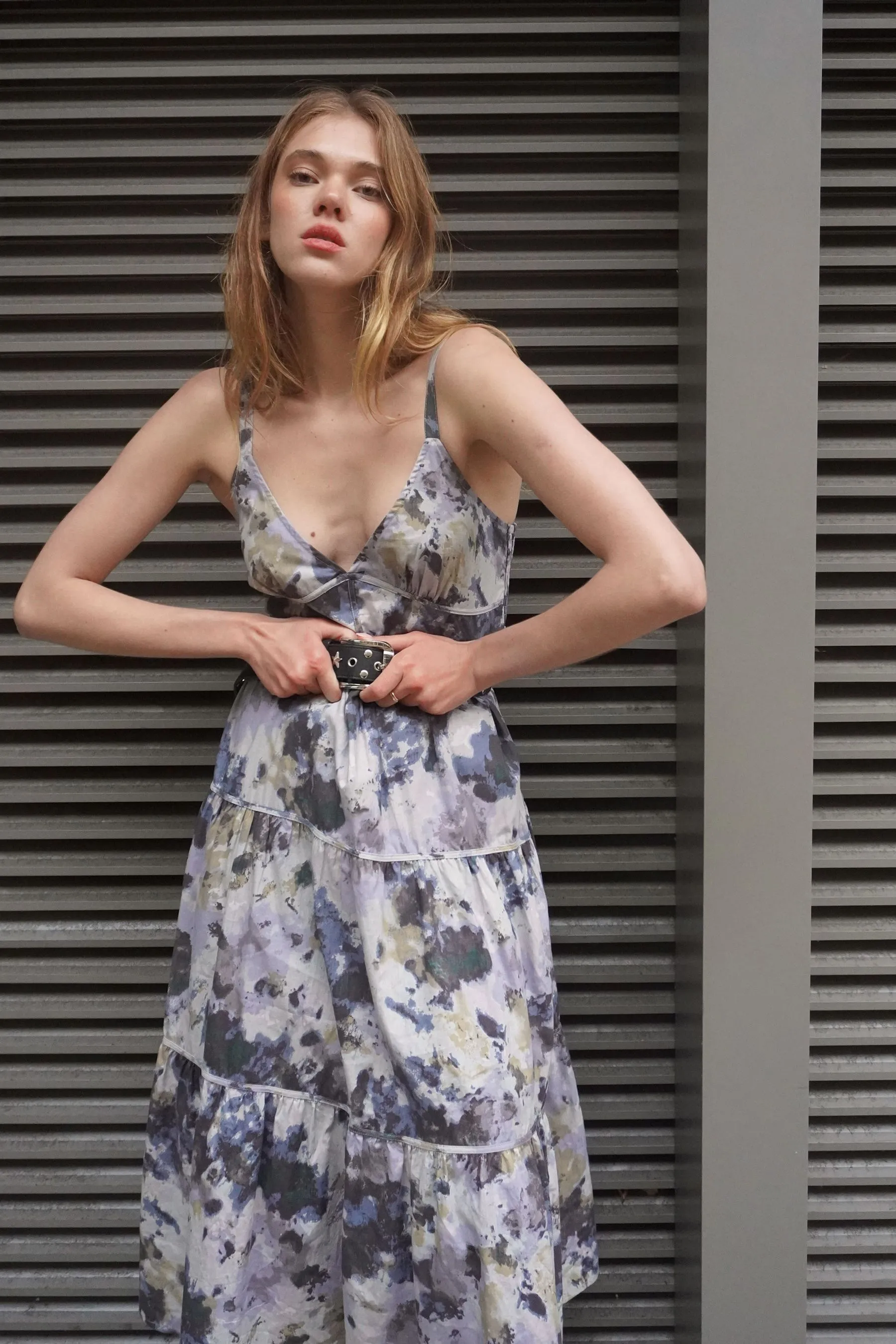 Religion 100% Cotton Strappy Maxi Summer Dress    