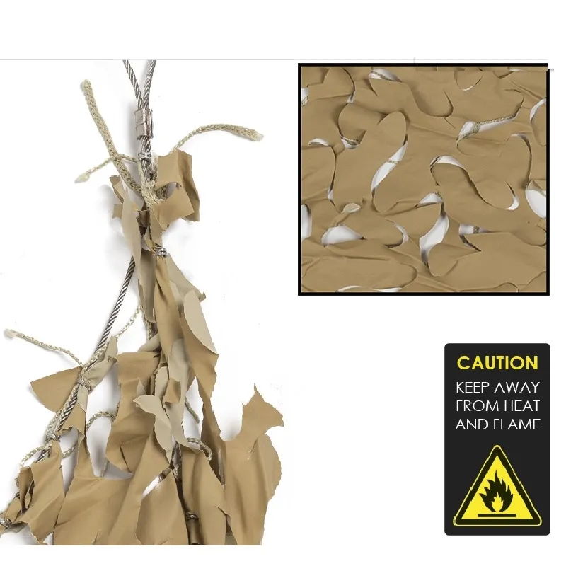 Rete mimetica color desert coyote/sabbia tan double face m 3 x 3