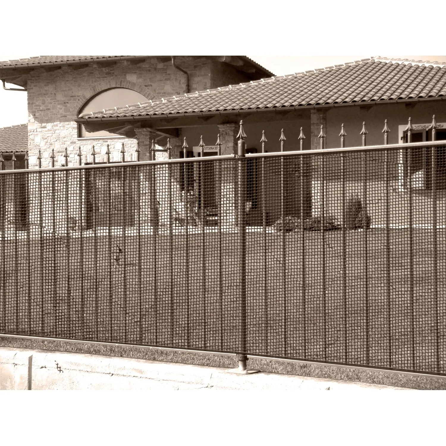 Rete protettiva multiuso ECOQUADRA in plastica a maglia quadra 1 m x 5 m