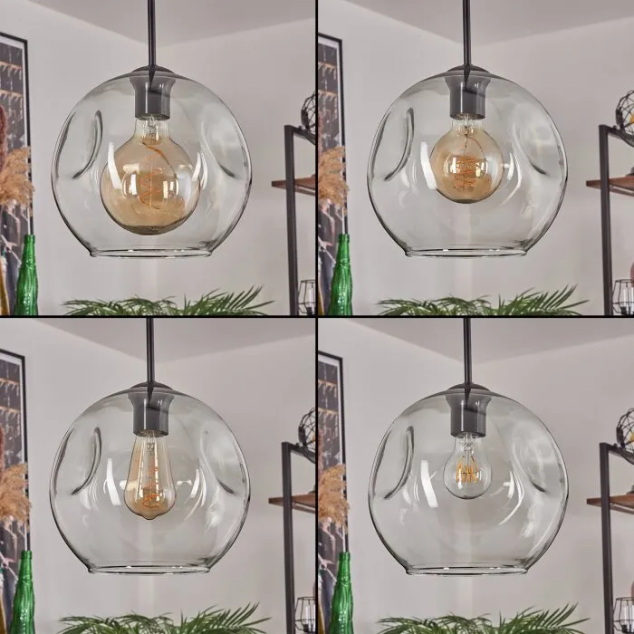 Ripoll Lampadario a sospensione Nero, 3-Luci