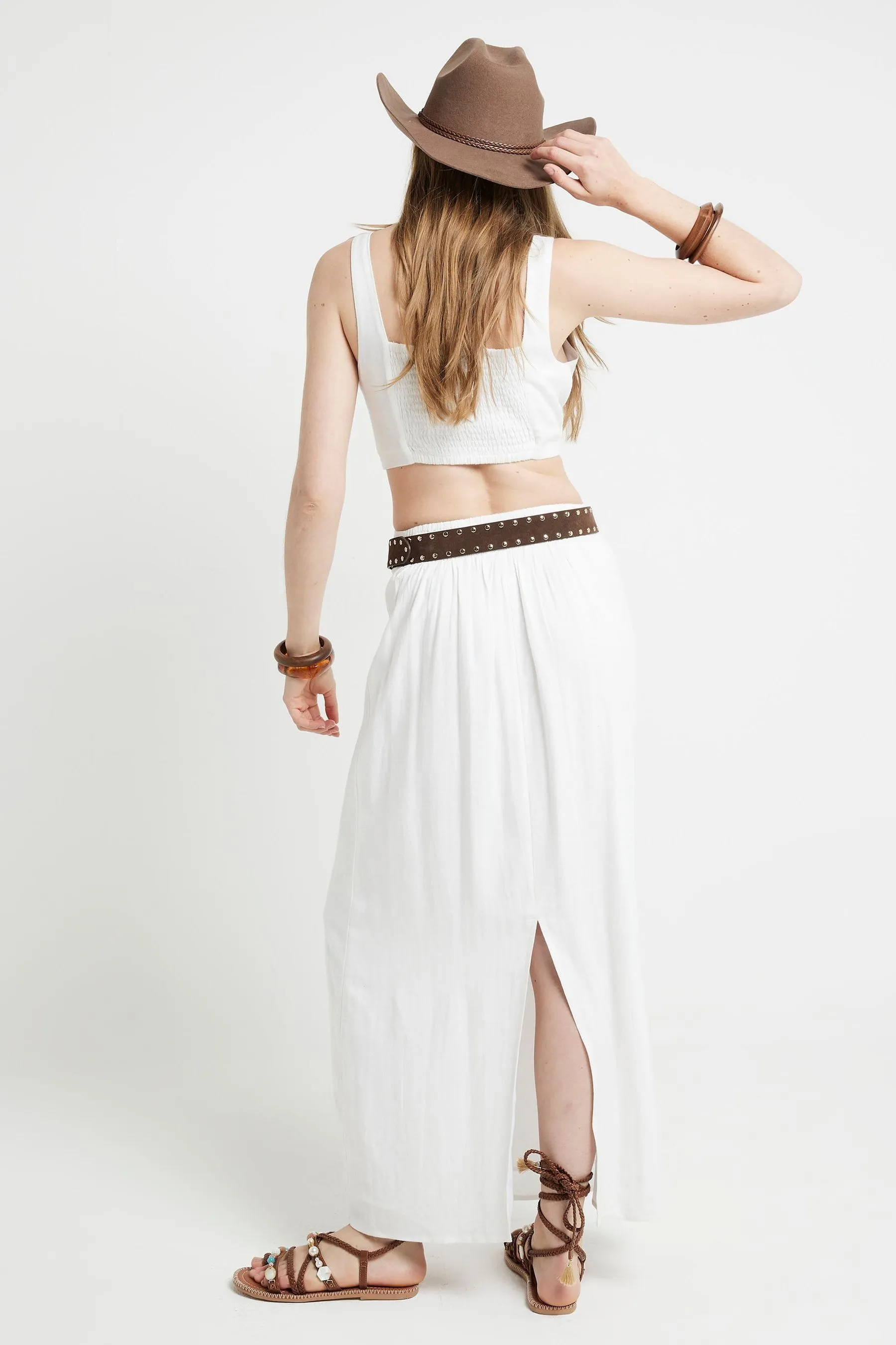 River Island - Gonna al polpaccio con spacco in vita