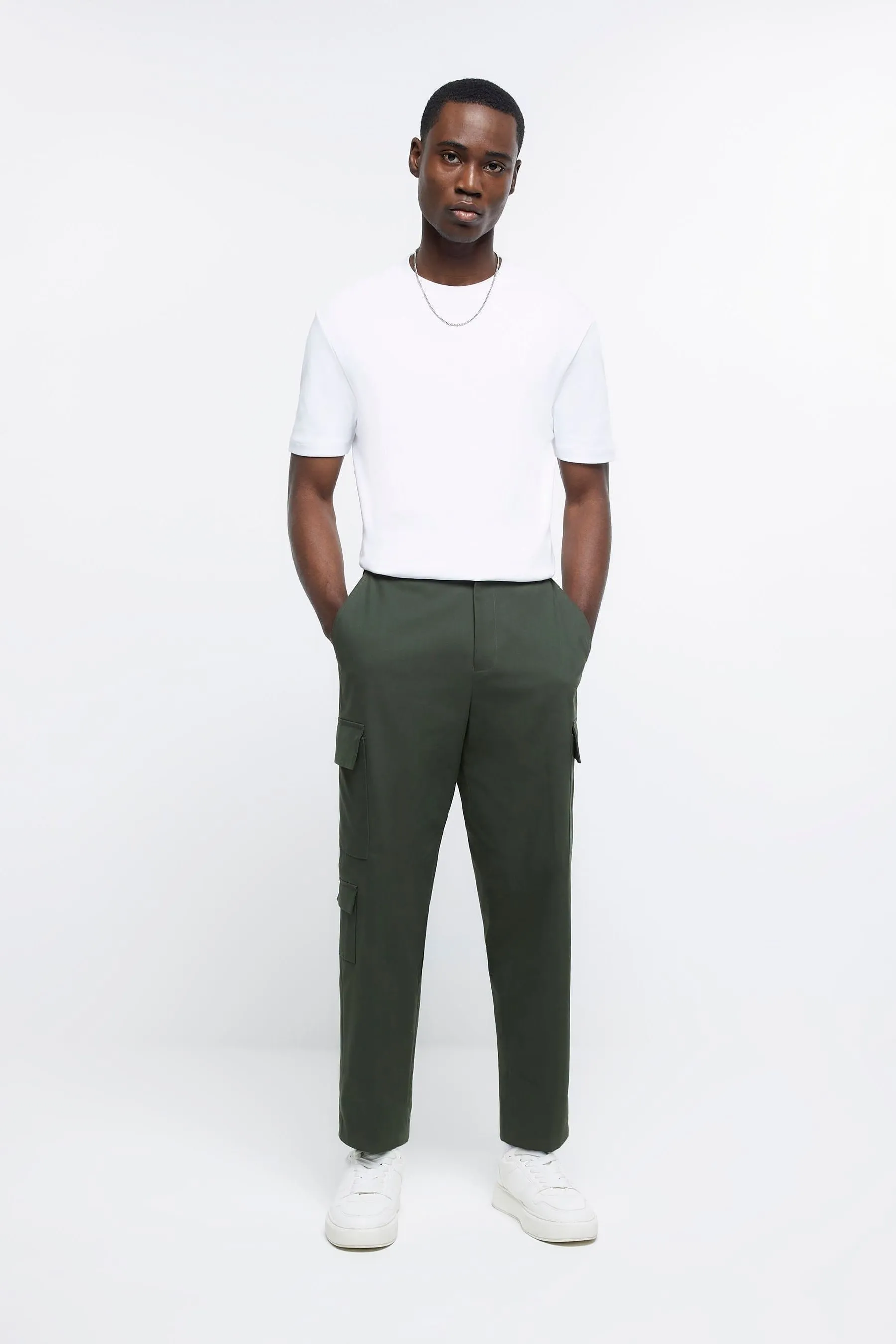 River Island Vestibilità attillata / Slim - RI Studio - T-shirt pesante