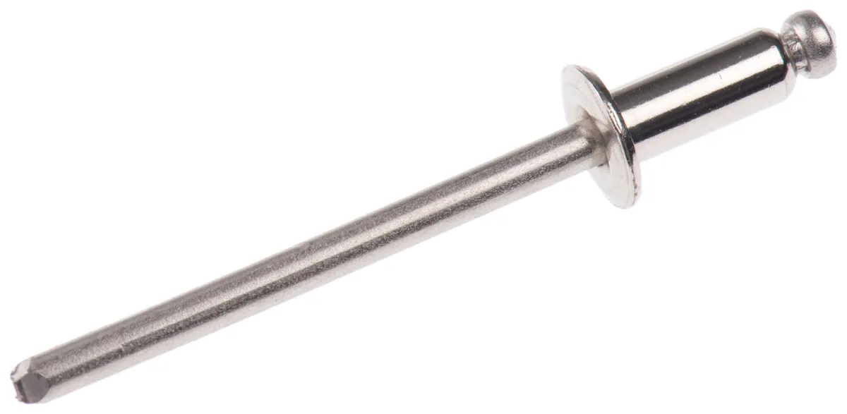 Rivetto Cieco POP in Acciaio Inox, col. Argento, Ø 4mm, L. 10.2mm