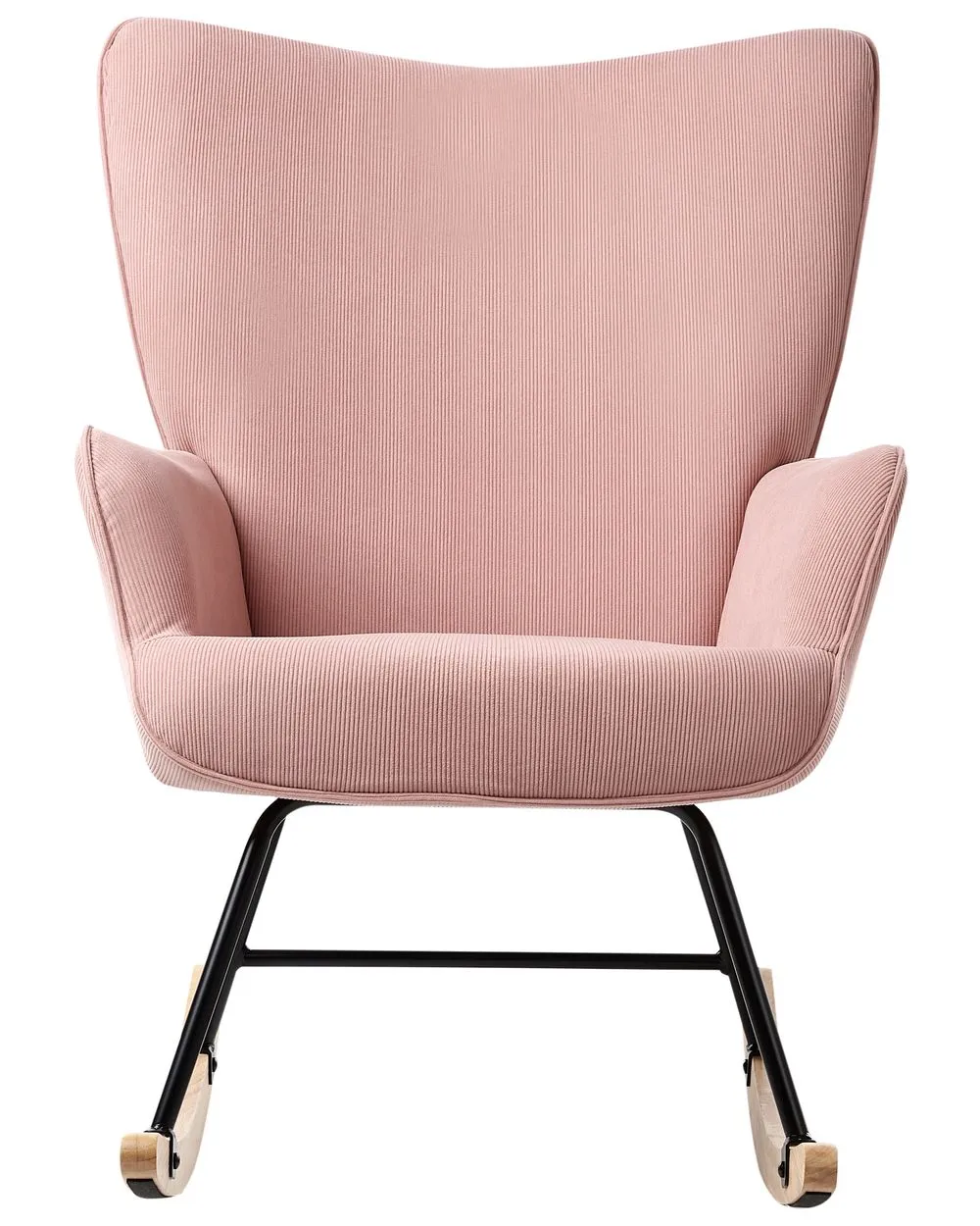Rocking Chair ARSET Corduroy Pink