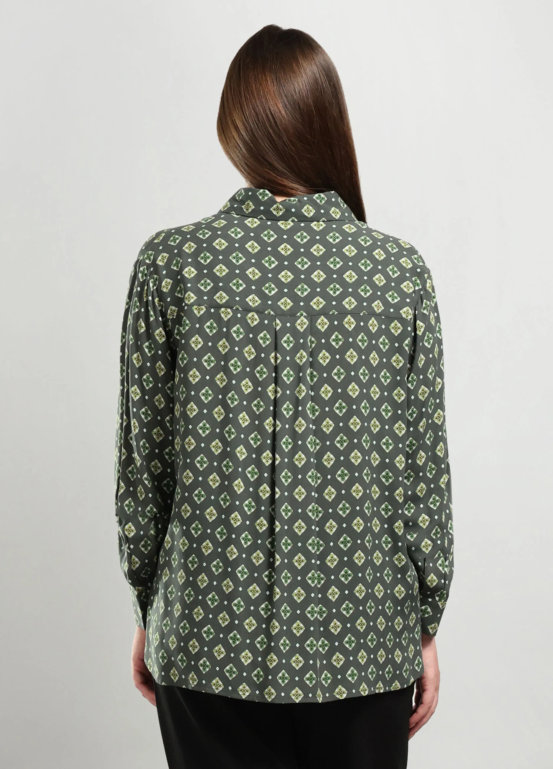 ROSA THEA  Camicia in pura viscosa donna curvy