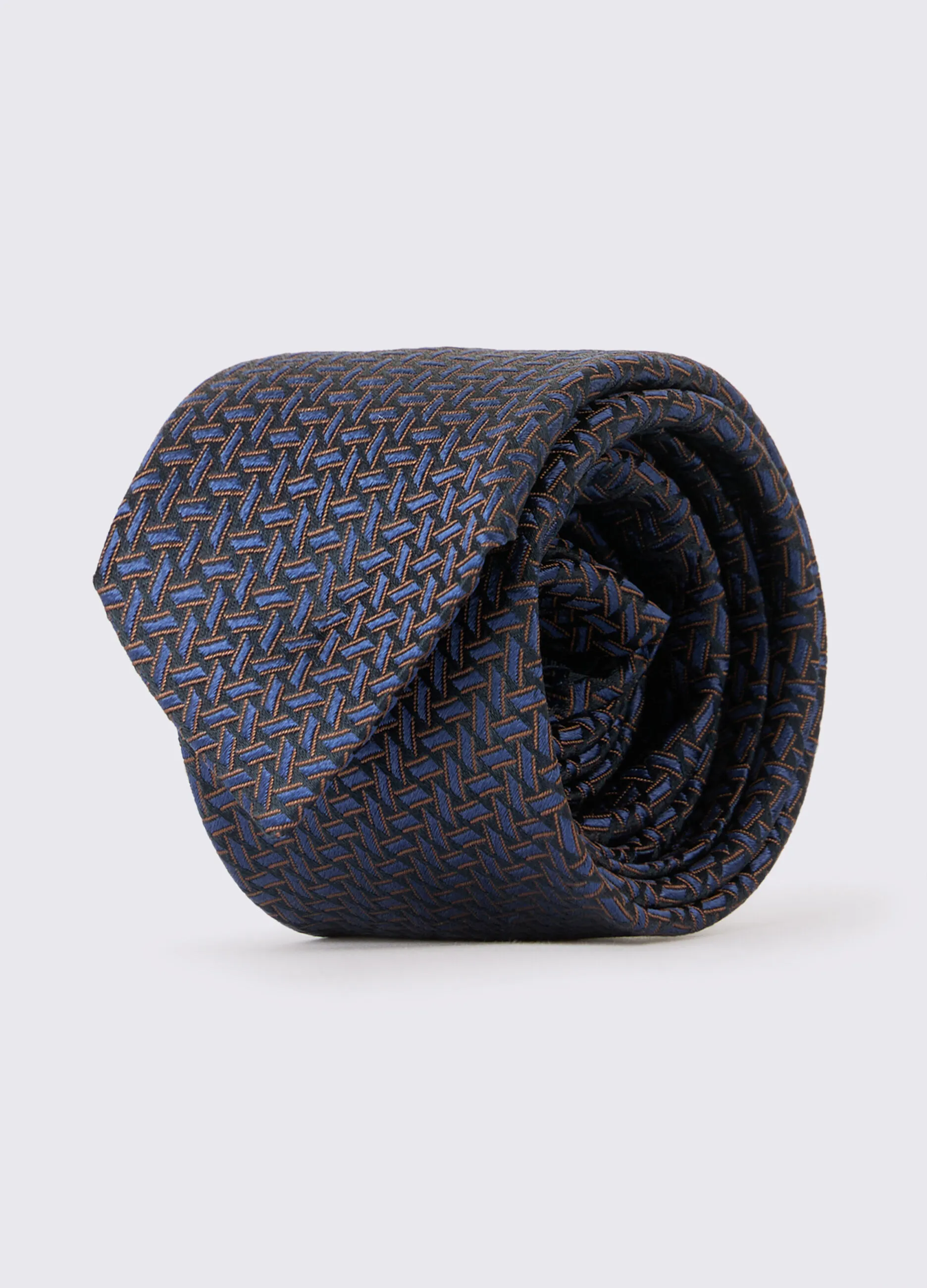 RUMFORD  Cravatta slim microfantasia uomo