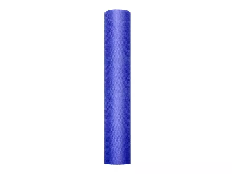 Runner da tavolo in tulle blu scuro 30 x 900 cm