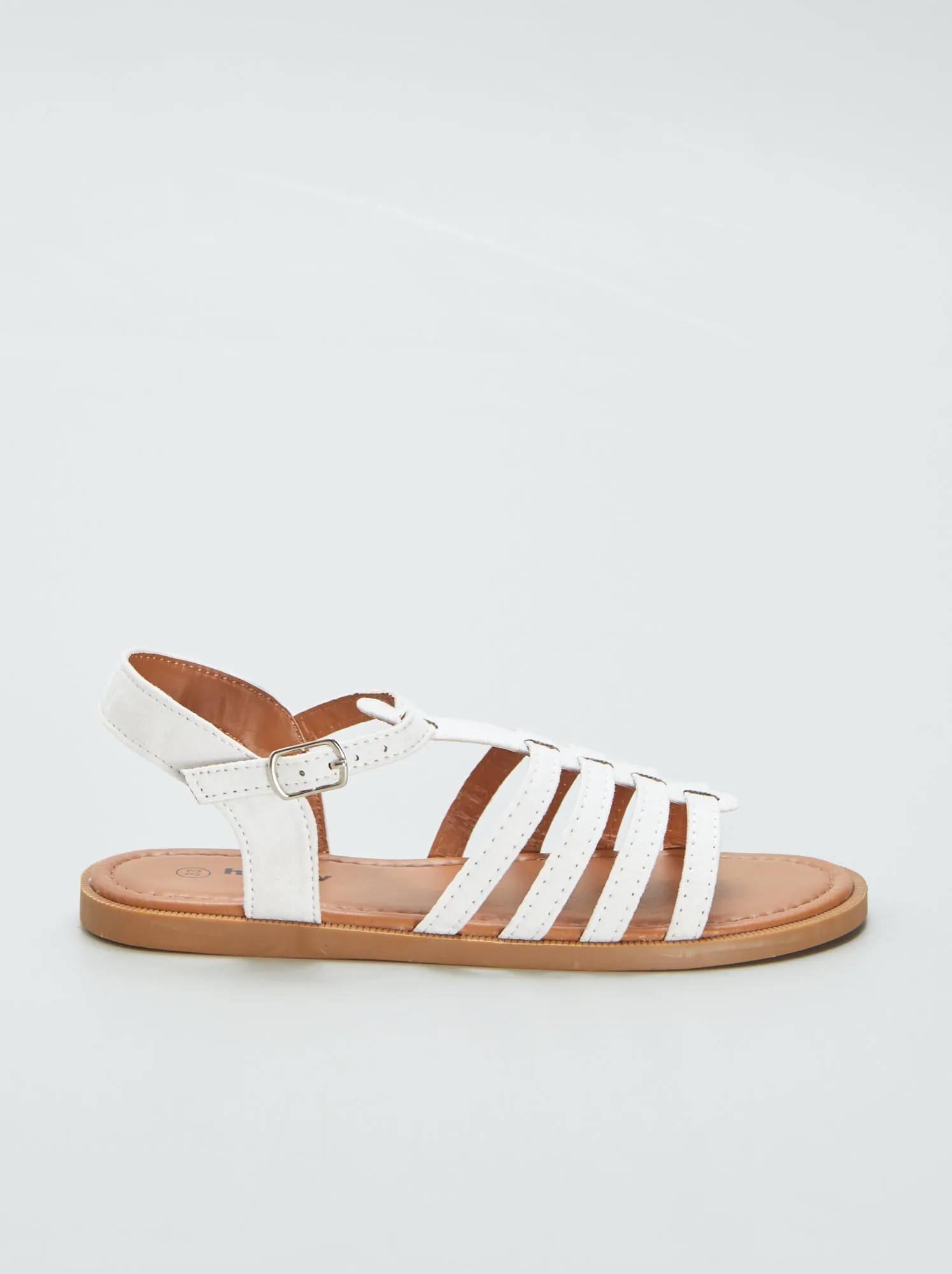 Sandali bassi multi-cinturino - BIANCO