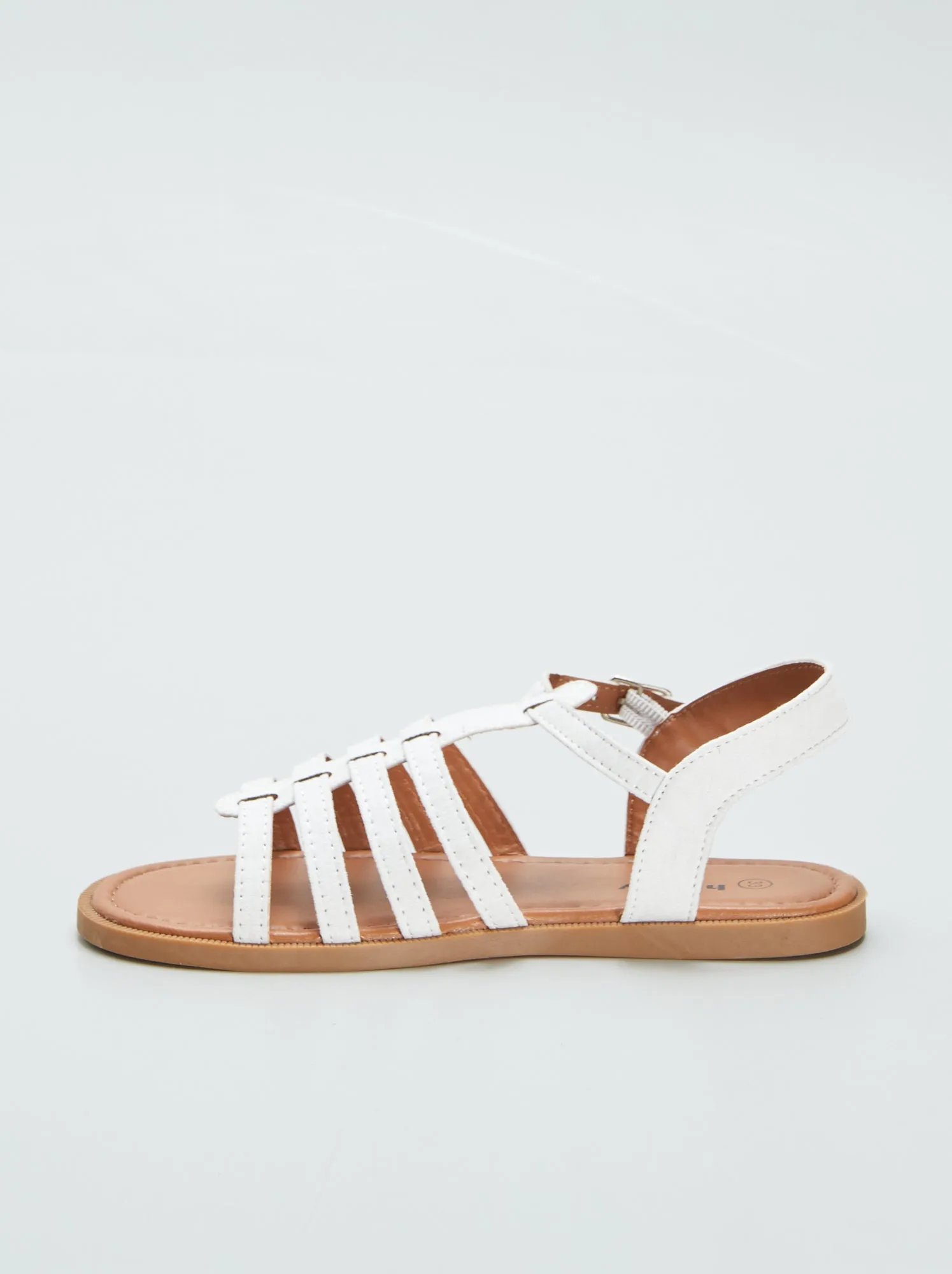 Sandali bassi multi-cinturino - BIANCO