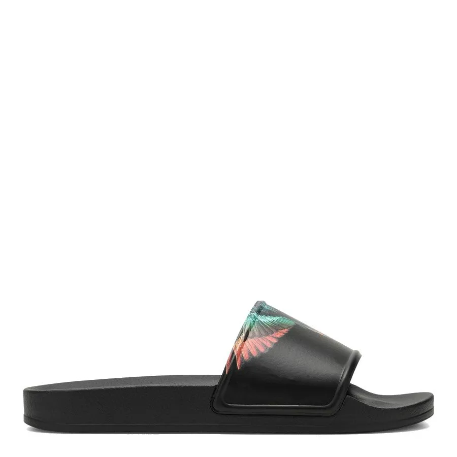 SANDALI BASSI "ICON WINGS" NERI