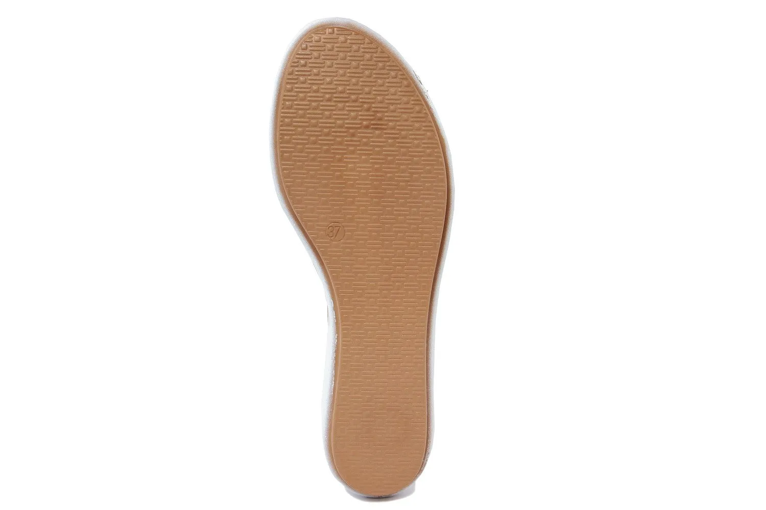 Sandali con zeppa Donna in Pelle Noce