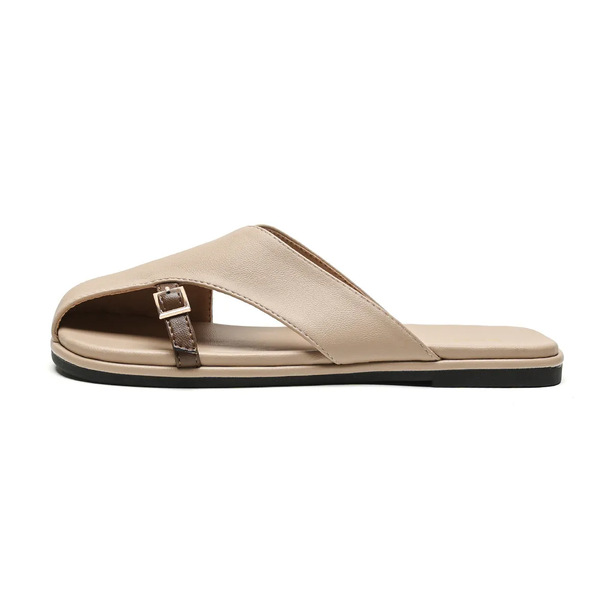 Sandali da donna con diapositive casual piatte minimaliste estive
