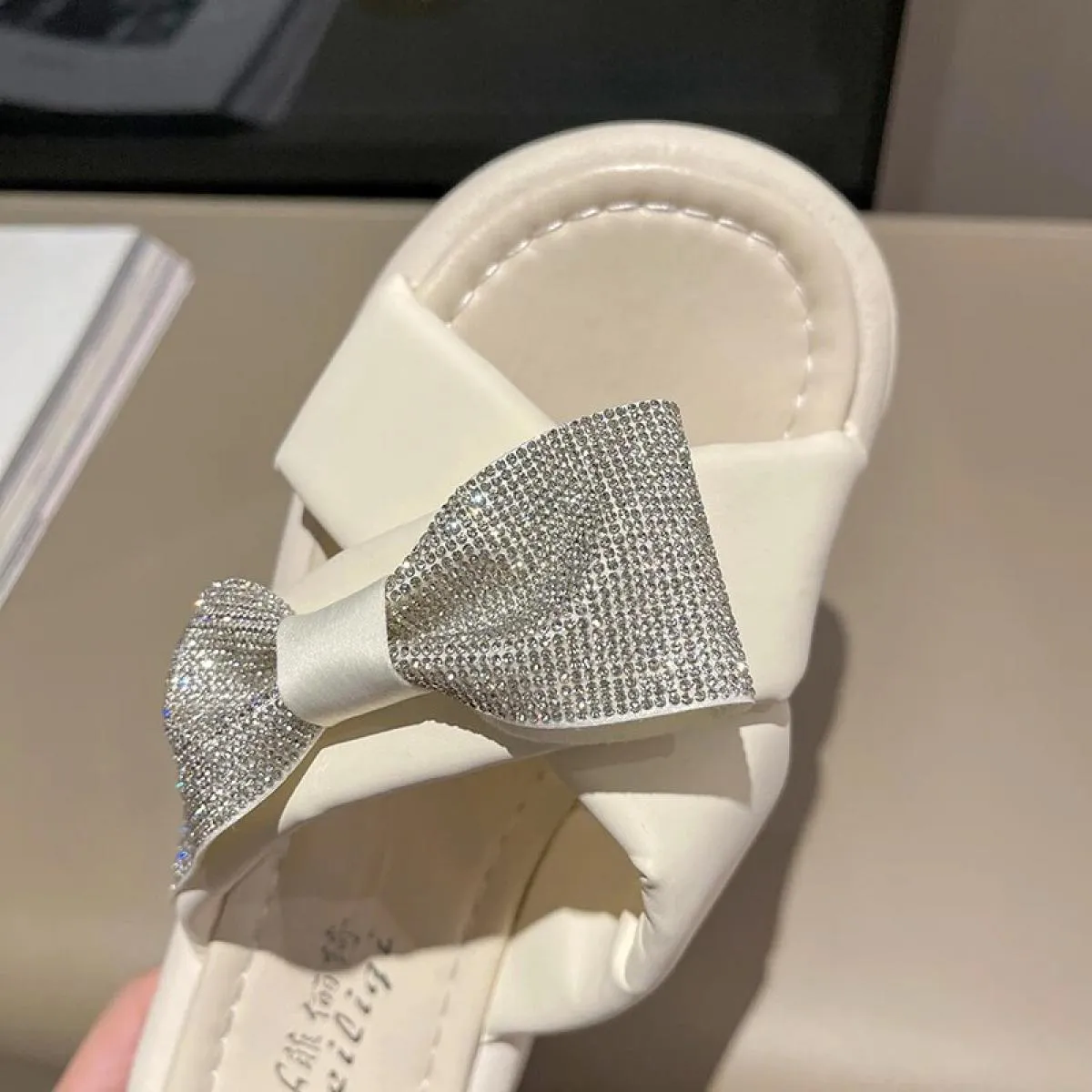 Sandali moda estiva da donna Scarpe da spiaggia per le vacanze Pantofole con plateau stringate Infradito per la casa Scarpe casu