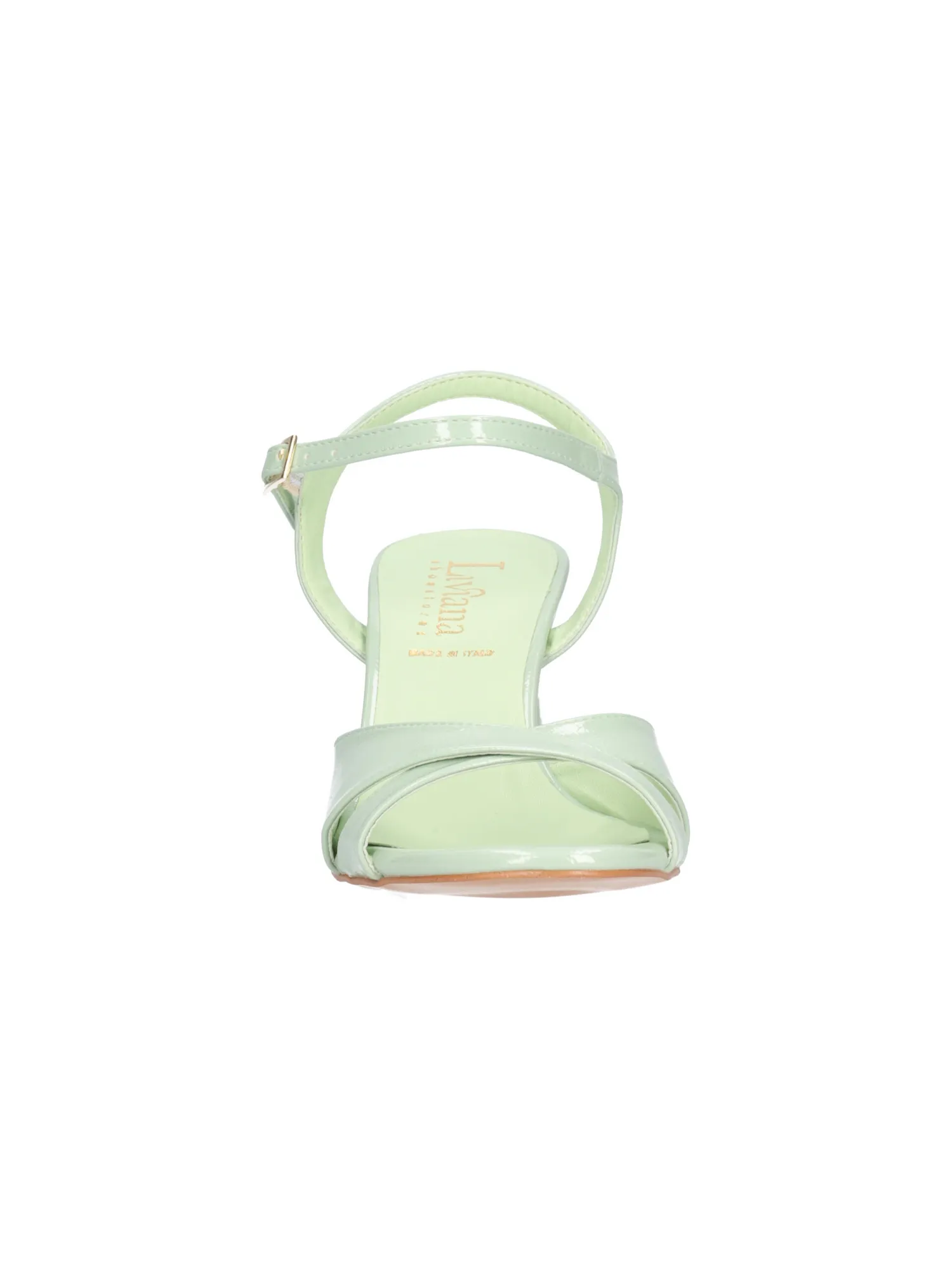 Sandalo con tacco largo Liviana da donna verde
