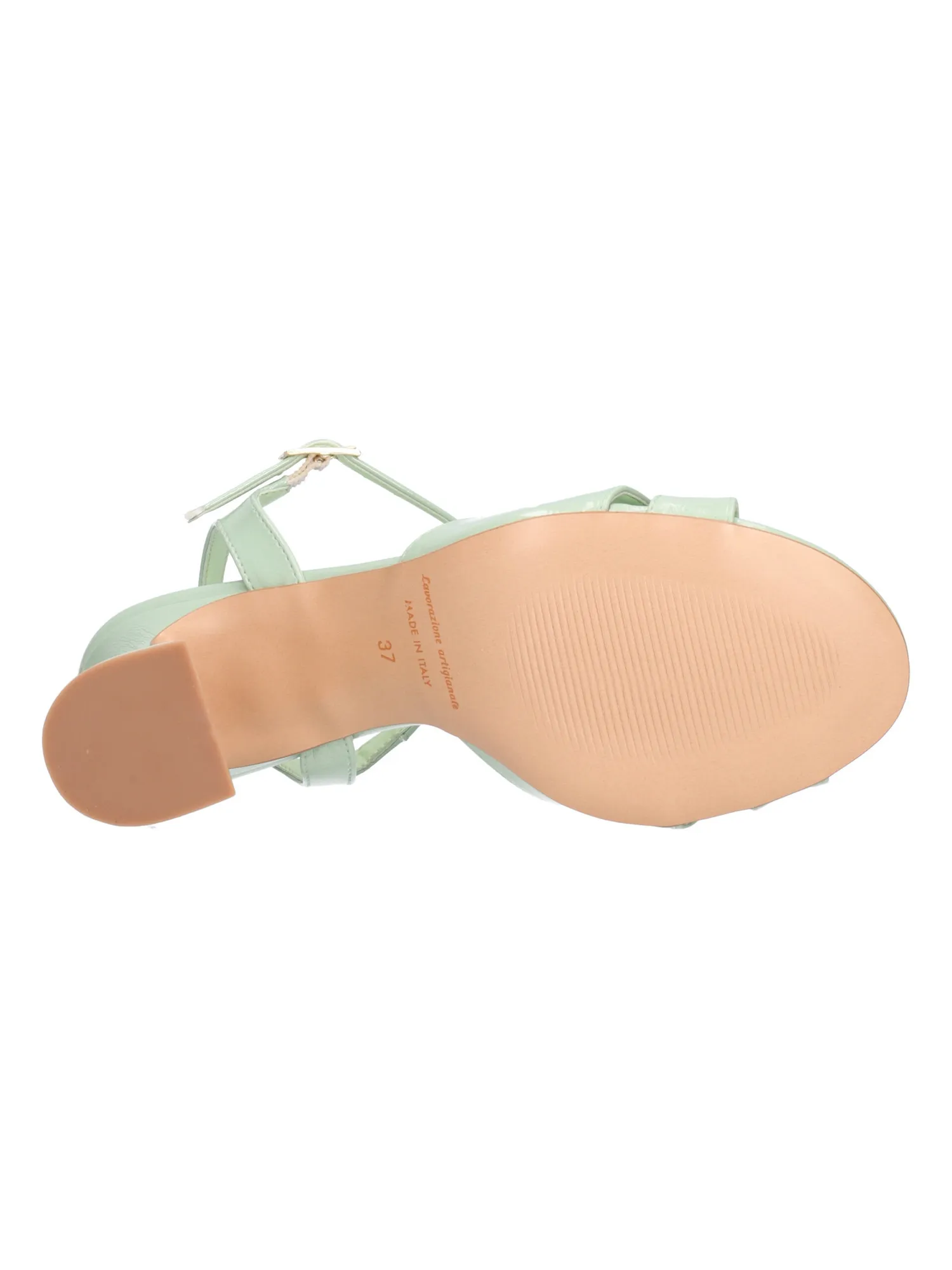 Sandalo con tacco largo Liviana da donna verde