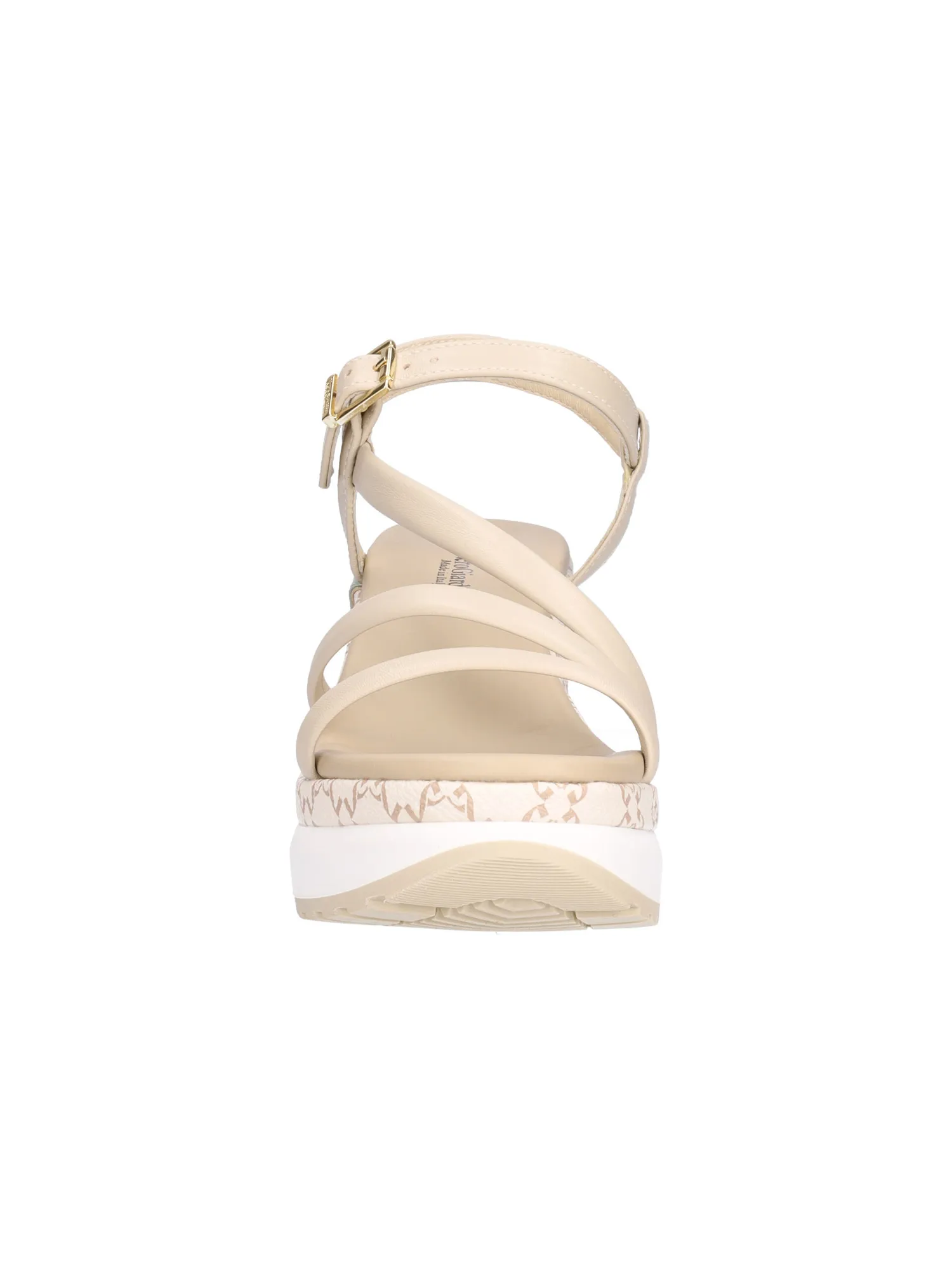 Sandalo con zeppa Nero Giardini da donna beige