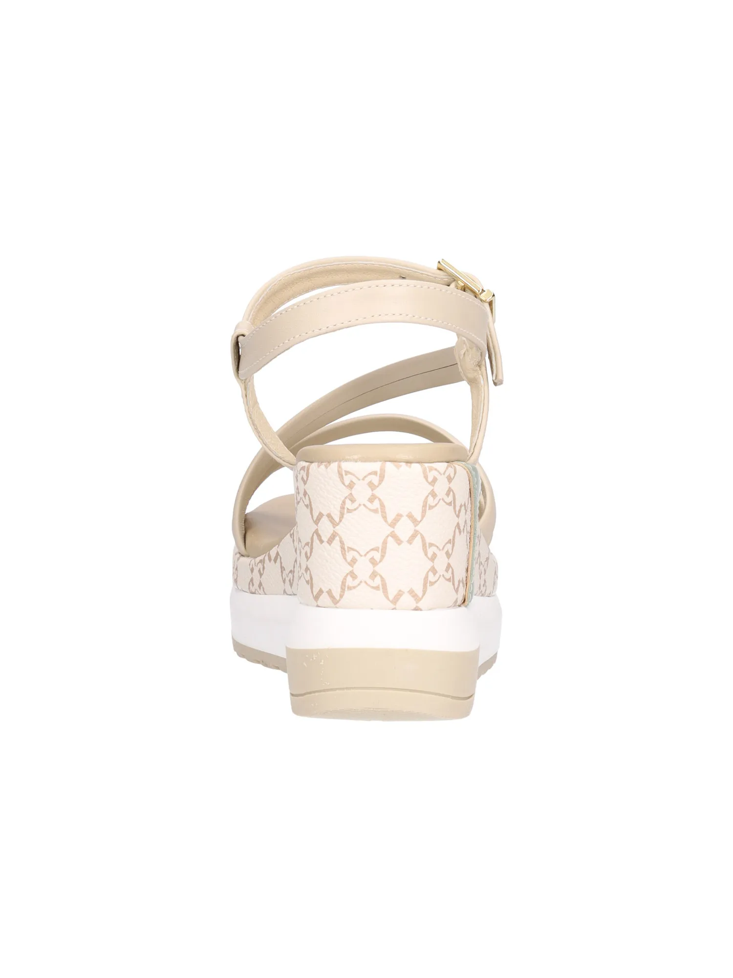 Sandalo con zeppa Nero Giardini da donna beige