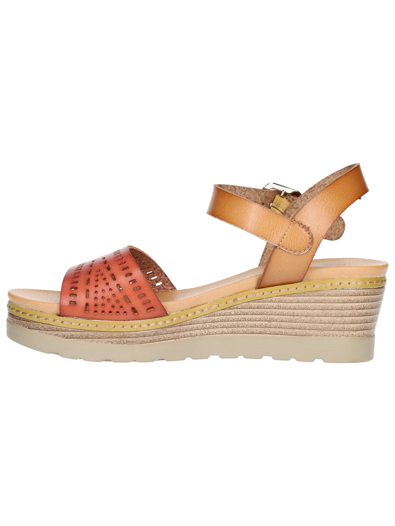 Sandalo con zeppa Xti Vegan da donna cuoio