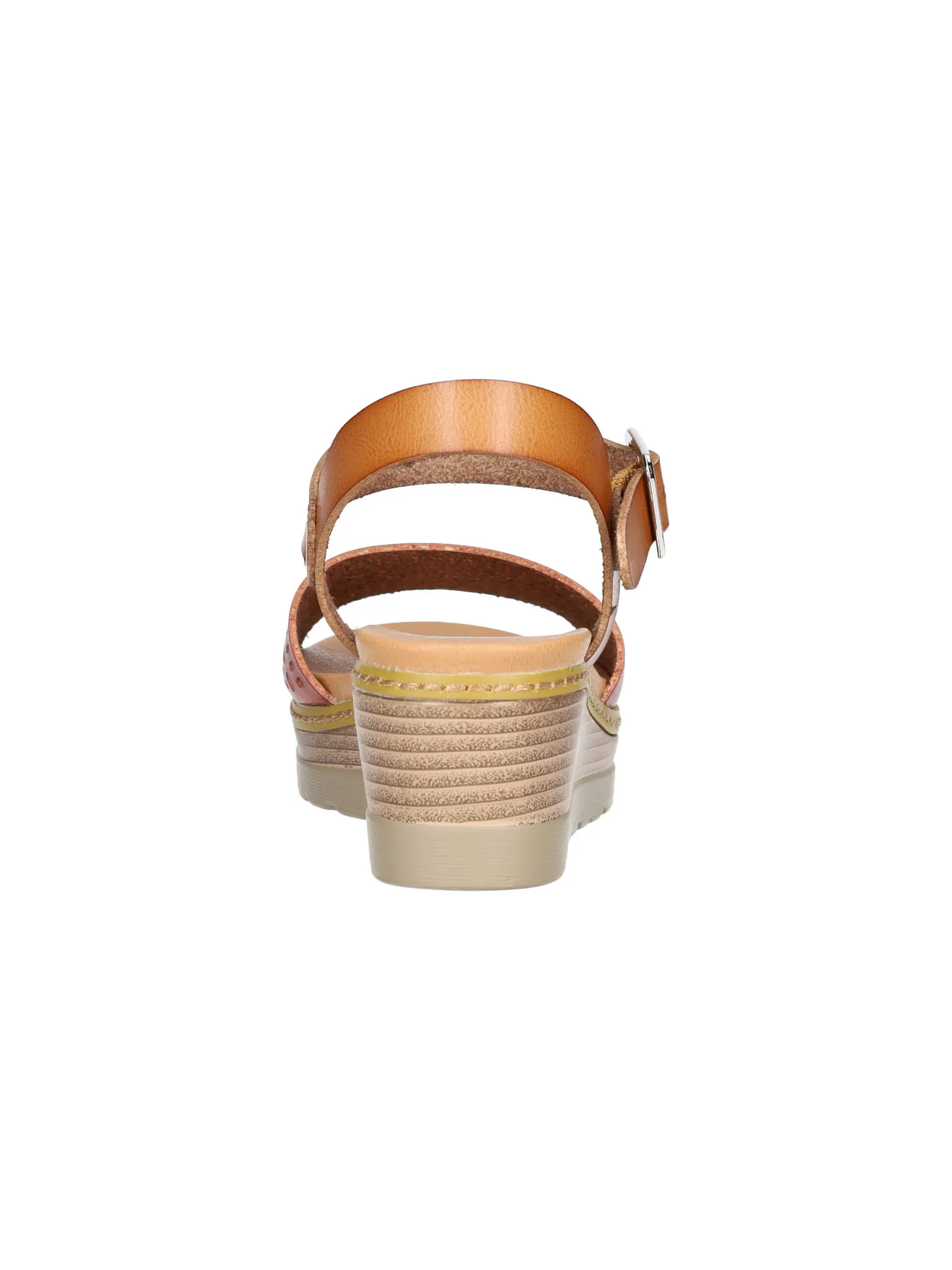 Sandalo con zeppa Xti Vegan da donna cuoio