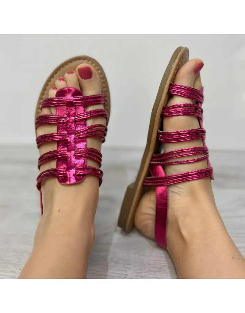 SANDALO METALLIC FUCSIA
