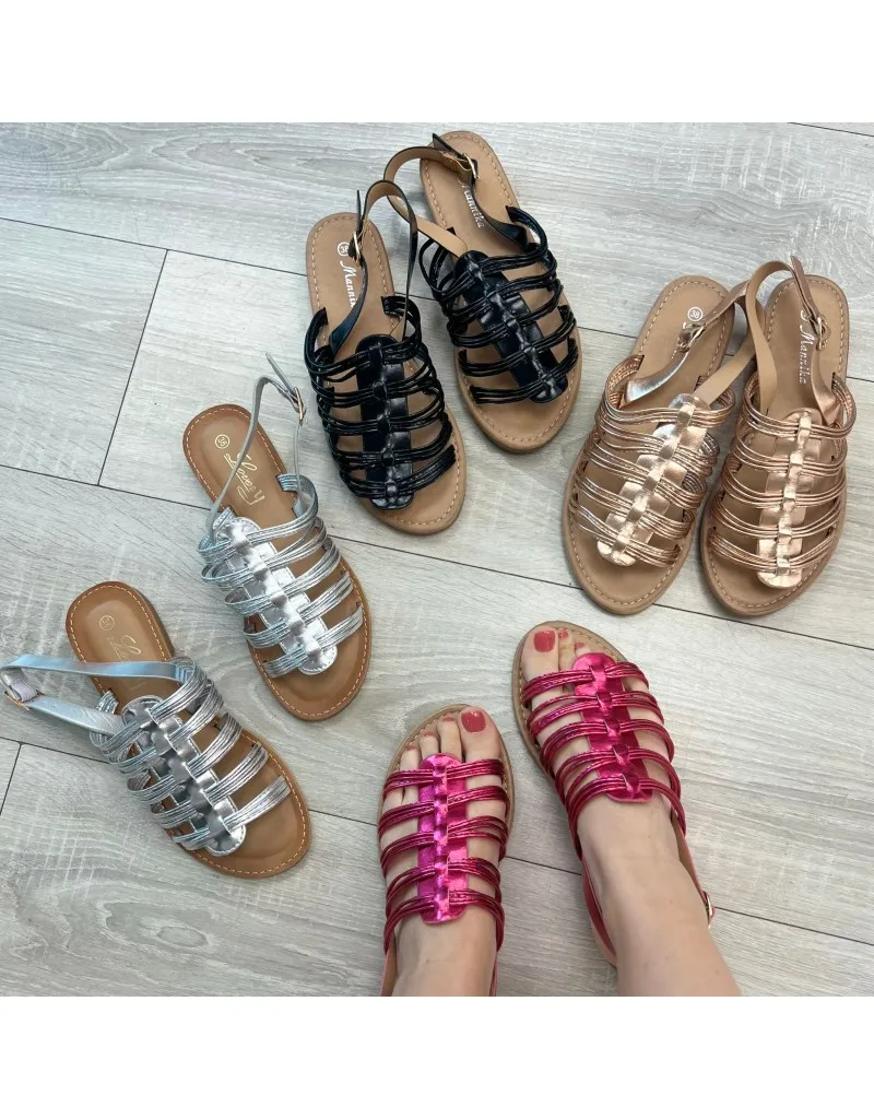 SANDALO METALLIC FUCSIA
