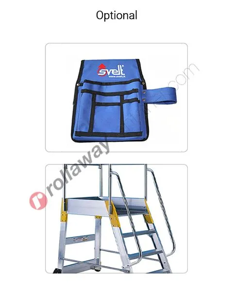 Scala a palco professionale con piattaforma Light